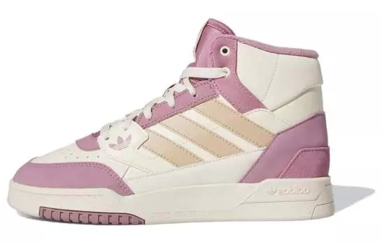 Женские кроссовки для скейтбординга adidas originals Drop Step, White/Pink