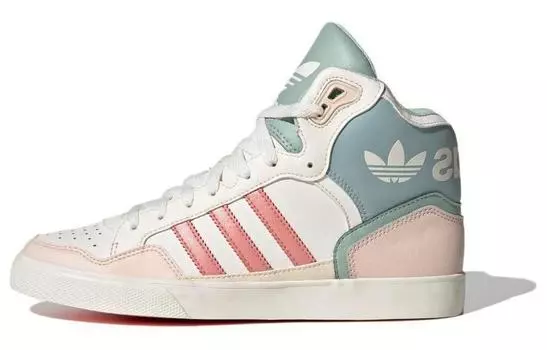 Женские кроссовки для скейтбординга adidas originals Extaball Up, White/Green/Pink