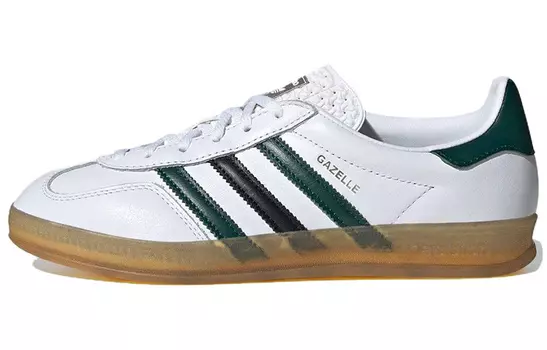 Женские кроссовки для скейтбординга adidas originals Gazelle, Белый, зеленый, черный