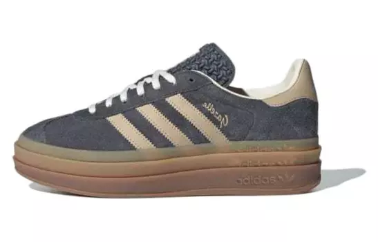 Женские кроссовки для скейтбординга adidas originals Gazelle, Серый/Коричневый