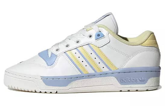 Кроссовки Rivalry Women's Adidas Originals Low, белый/желтый