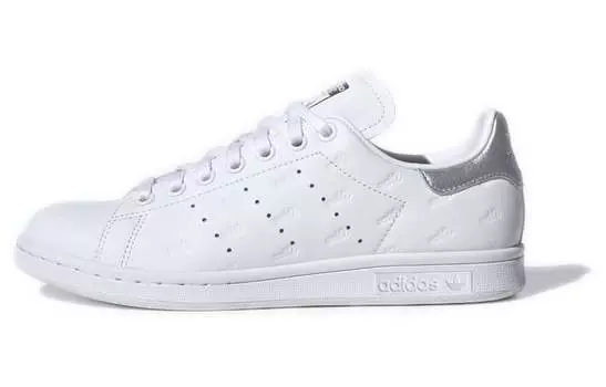 Кроссовки Adidas Originals Stan Smith Debossed Logos Silver Women's