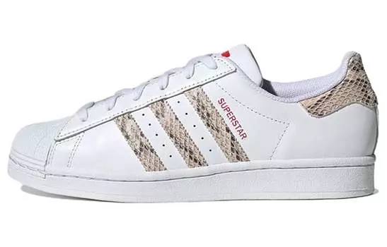 Кроссовки Adidas Originals Superstar White Snakeskin Women's