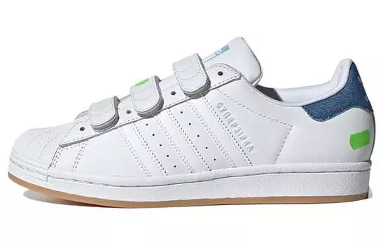 Кроссовки Adidas Originals Kseniaschnaider X Superstar 'White Clear Blue' Women's