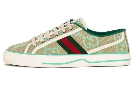 Женские кроссовки Gucci Tennis 1977, зеленый