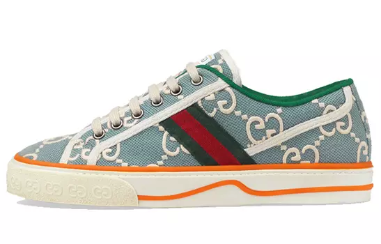 Женские кроссовки Gucci Tennis 1977, светло-голубой