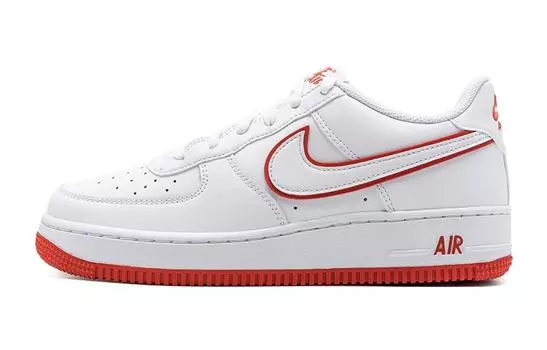 Женские кроссовки для скейтбординга Nike Air Force 1 Low, белый/красный