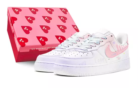 Женские кроссовки для скейтбординга Nike Air Force 1 Low, розовый