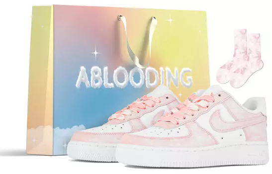 Женские кроссовки для скейтбординга Nike Air Force 1 Low, розовый