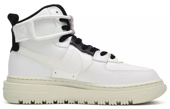 Кроссовки Nike Air Force 1 Skateboard Shoes Women's High-Top Black White