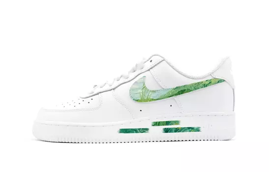 Женские кроссовки для скейтбординга Nike Air Force 1, White/Green