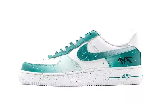Женские кроссовки для скейтбординга Nike Air Force 1, Green/White
