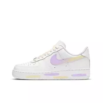 Женские кроссовки для скейтбординга Nike Air Force 1, Yellow Purple