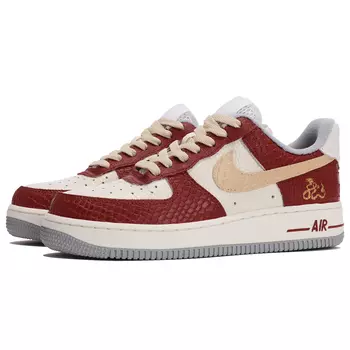 Женские кроссовки для скейтбординга Nike Air Force 1, Red and White