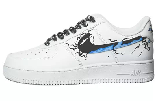 Женские кроссовки для скейтбординга Nike Air Force 1, University Blue/White/Black