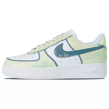 Женские кроссовки для скейтбординга Nike Air Force 1, Black/Gris Blue