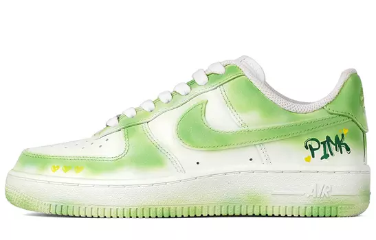 Женские кроссовки для скейтбординга Nike Air Force 1, White/Green