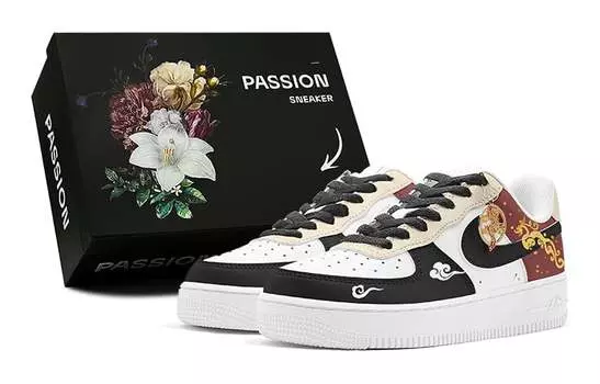 Женские кроссовки для скейтбординга Nike Air Force 1, Dark Red