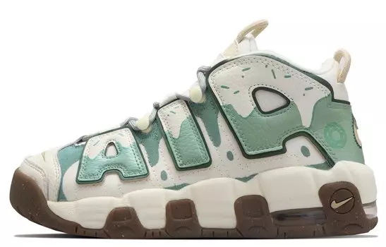 Женские кроссовки для скейтбординга Nike Air More Uptempo, Green