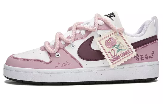 Женские кроссовки для скейтбординга Nike Court Borough Low, Mesa/Tactile Rose/Cloud White