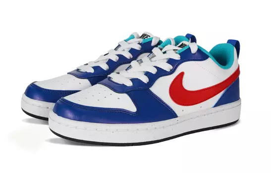 Женские кроссовки для скейтбординга Nike Court Borough Low, Vivd Red/Bliss Blue/Footwear White