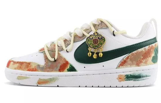 Женские кроссовки для скейтбординга Nike Court Borough Low, Dark Green