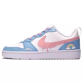 Женские кроссовки для скейтбординга Nike Court Borough, Ultra Blue/Fire Orchid