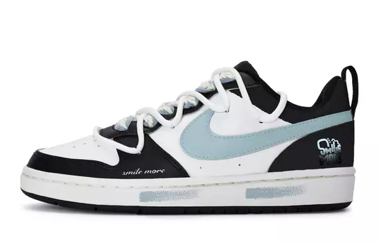 Женские кроссовки для скейтбординга Nike Court Borough Low, Blue-black and white
