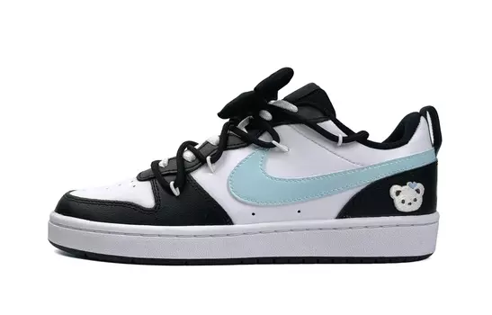 Женские кроссовки для скейтбординга Nike Court Borough Low, University Blue/Black/White