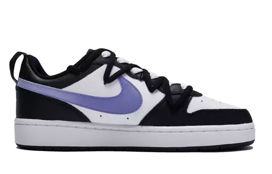 Женские кроссовки для скейтбординга Nike Court Borough Low, White/Bright Concord/True Red/Black