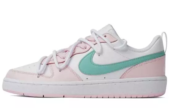 Женские кроссовки для скейтбординга Nike Court Borough, Pink Delight/PUMA Green