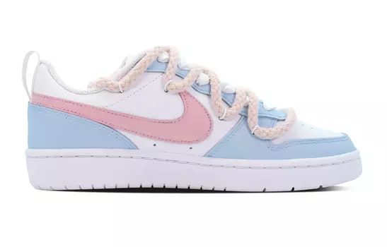 Женские кроссовки для скейтбординга Nike Court Borough Low, Ultra Blue/Fire Orchid