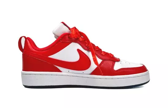 Женские кроссовки для скейтбординга Nike Court Borough Low, Red and White
