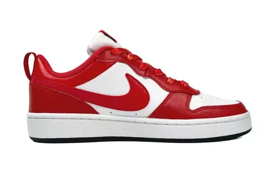 Женские кроссовки для скейтбординга Nike Court Borough Low, Red and White