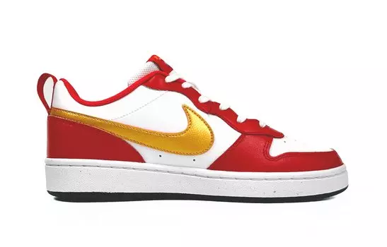 Женские кроссовки для скейтбординга Nike Court Borough Low, Red and White