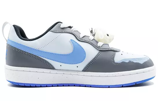 Женские кроссовки для скейтбординга Nike Court Borough Low, Haze blue-gray