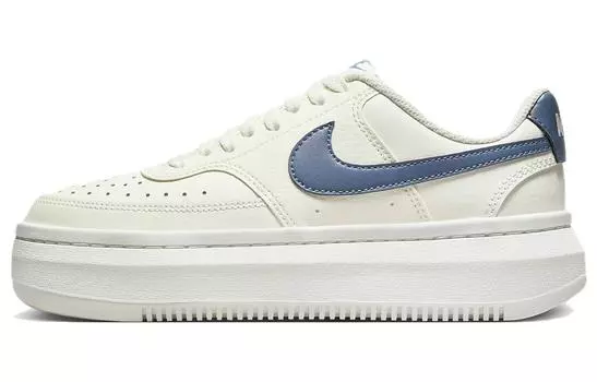 Женские кроссовки для скейтбординга Nike Court Vision 1, бежевый/синий