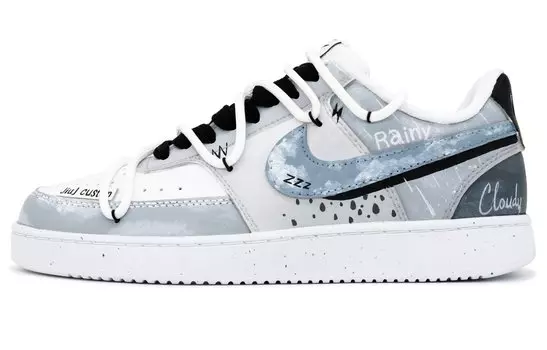 Женские кроссовки для скейтбординга Nike Court Vision 1, Rain over sunny days