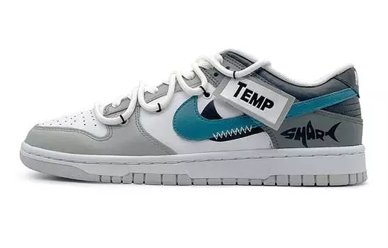 Кроссовки Nike Dunk Skateboard Shoes Women's Low-Top Gray