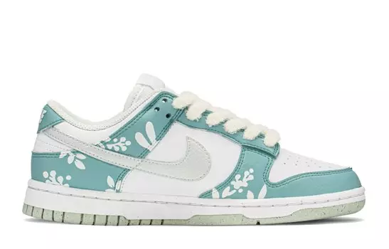 Кроссовки Nike Dunk Skateboard Shoes Women's Low-Top White/Green