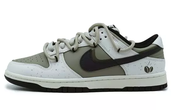 Кроссовки Nike Dunk Skateboard Shoes Women's Low-Top Brown White