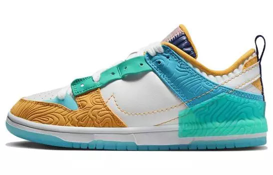 Женские кроссовки для скейтбординга Nike Dunk Disrupt 2, белый/синий/оранжевый