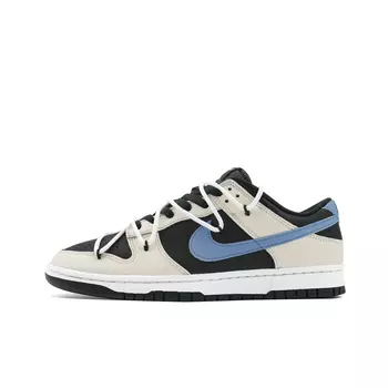 Кроссовки Nike Dunk Skateboard Shoes Women's Low-Top Blue Beige
