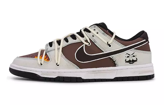 Кроссовки Nike Dunk Low, бордовый