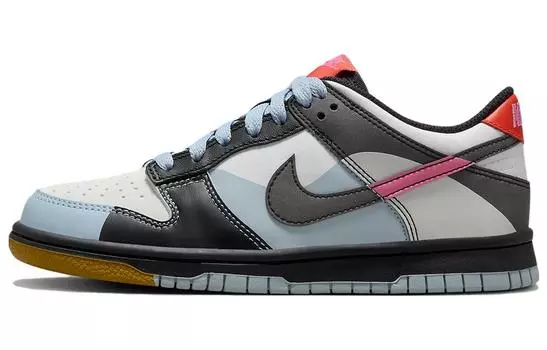 Женские кроссовки для скейтбординга Nike Dunk Low, Blue/Ashen Slate/Black/Pale Ivory/Sesame