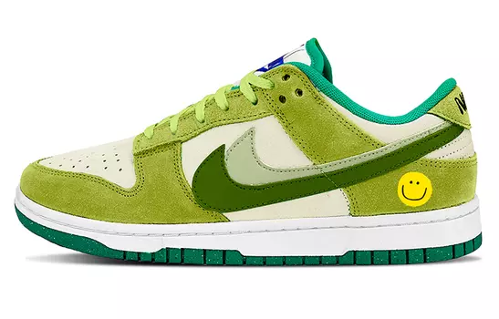 Женские кроссовки для скейтбординга Nike Dunk Low, цвет grass green