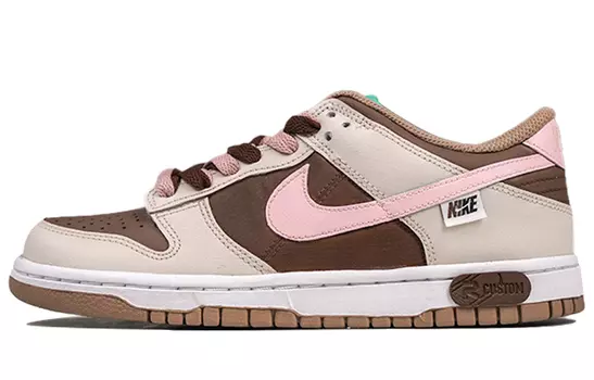 Женские кроссовки для скейтбординга Nike Dunk Low, светло-коричневый