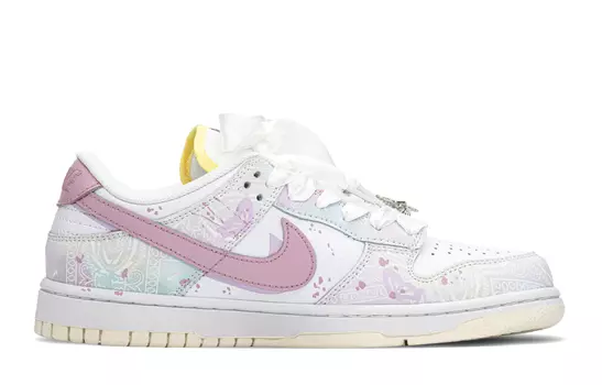 Женские кроссовки для скейтбординга Nike Dunk, Pulse Magenta/Pulse Mint/Purple Rush