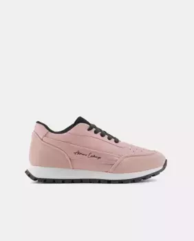 Женские кроссовки Drop на легкой подошве из смесовой ткани Armani Exchange, цвет Rosa Claro