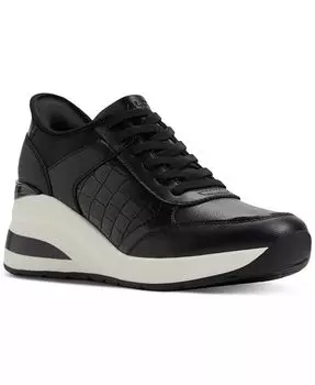 Женские кроссовки Easyinwedge на танкетке со шнуровкой ALDO, черный